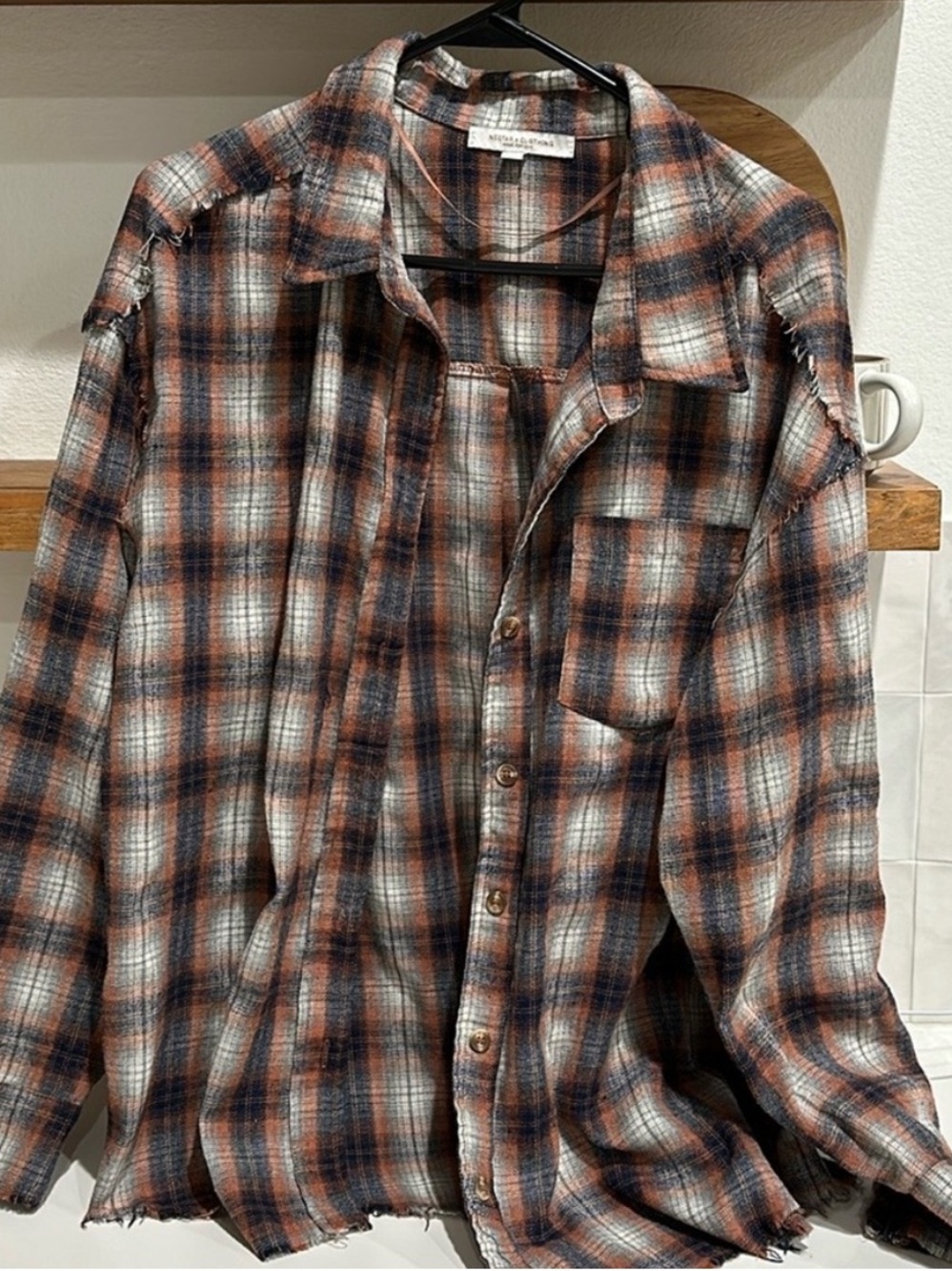 Nectar Clothing Women's Medium Button Down Flannel